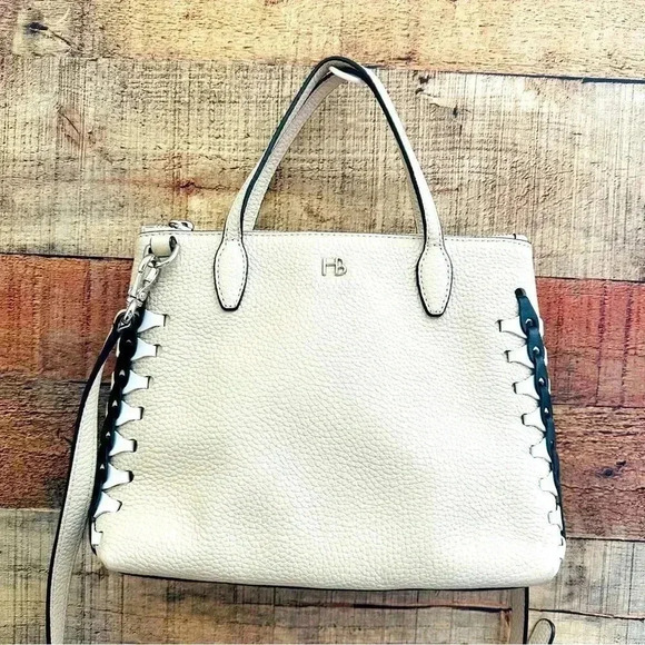 Henri Bendel Rare Pebbled Leather Crossbody/Satchel - Picture 2 of 12